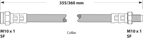 BRAKE FLEXIBLE HOSE EACH