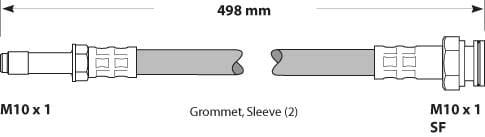BRAKE FLEXIBLE HOSE EACH