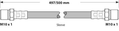 BRAKE FLEXIBLE HOSE EACH