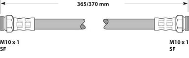 BRAKE FLEXIBLE HOSE EACH