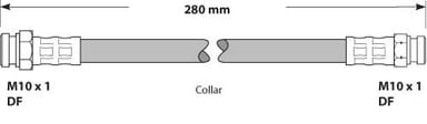BRAKE FLEXIBLE HOSE EACH