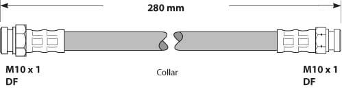 BRAKE FLEXIBLE HOSE EACH