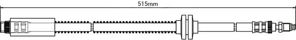 BRAKE FLEXIBLE HOSE EACH