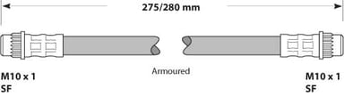 BRAKE FLEXIBLE HOSE EACH