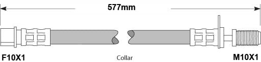 BRAKE FLEXIBLE HOSE EACH