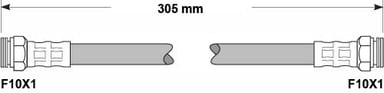 BRAKE FLEXIBLE HOSE EACH