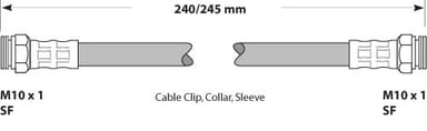 BRAKE FLEXIBLE HOSE EACH