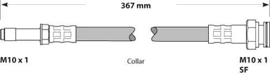 BRAKE FLEXIBLE HOSE EACH