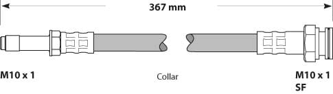 BRAKE FLEXIBLE HOSE EACH
