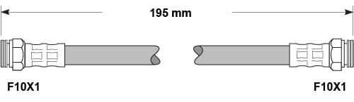 BRAKE FLEXIBLE HOSE EACH