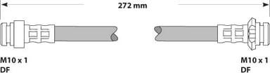 BRAKE FLEXIBLE HOSE EACH