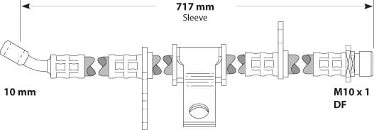 BRAKE FLEXIBLE HOSE EACH