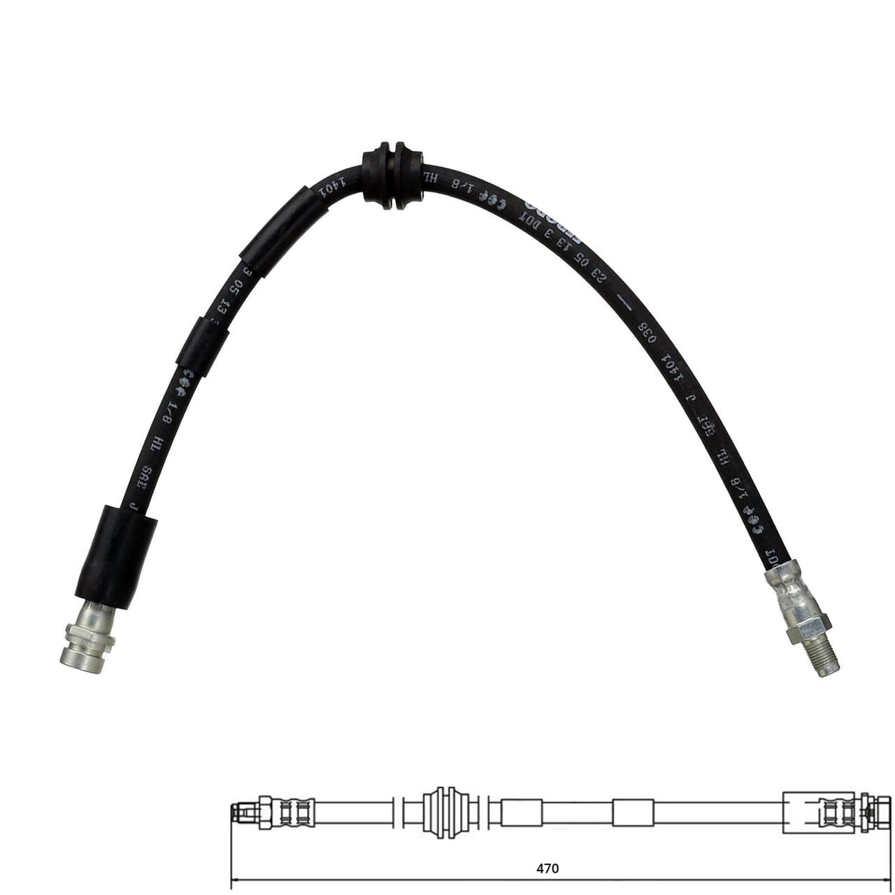 BRAKE FLEXIBLE HOSE EACH