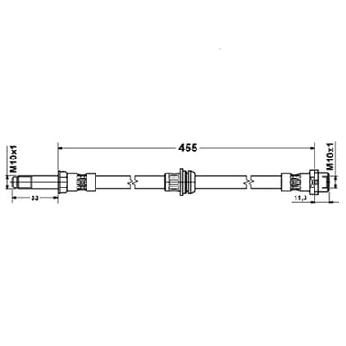 BRAKE FLEXIBLE HOSE EACH