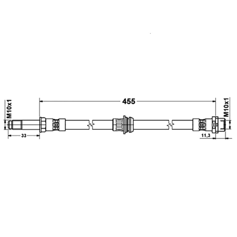 BRAKE FLEXIBLE HOSE EACH