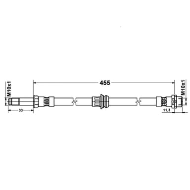 BRAKE FLEXIBLE HOSE EACH