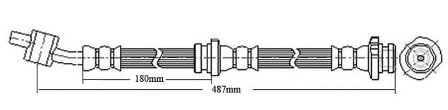 BRAKE FLEXIBLE HOSE EACH