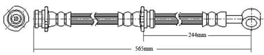 BRAKE FLEXIBLE HOSE EACH