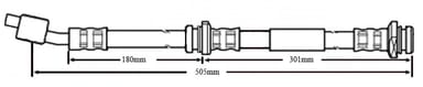 BRAKE FLEXIBLE HOSE EACH
