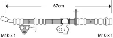 BRAKE FLEXIBLE HOSE EACH