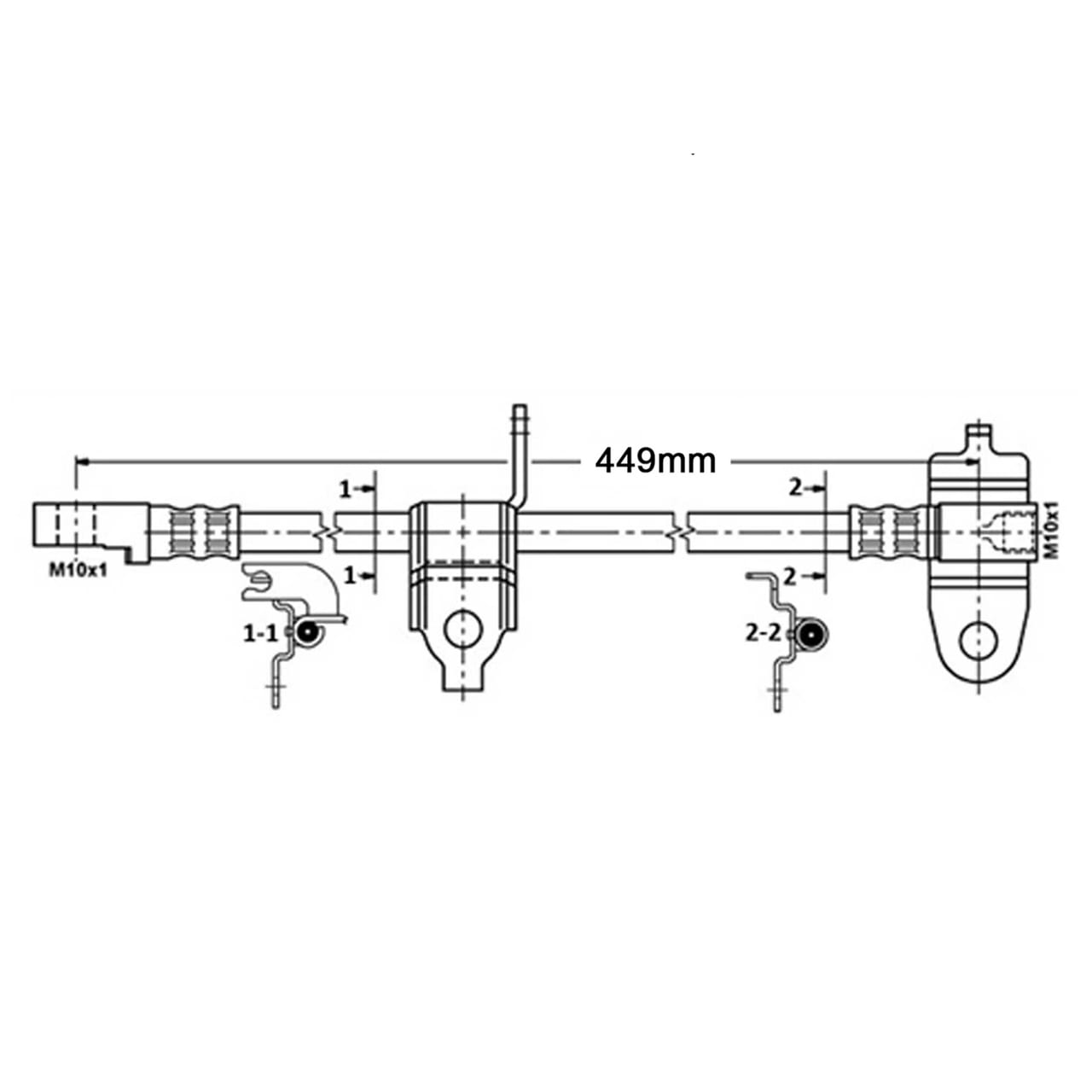 BRAKE FLEXIBLE HOSE