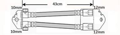 TWIN FLEXY HOSE ASSEMBLY