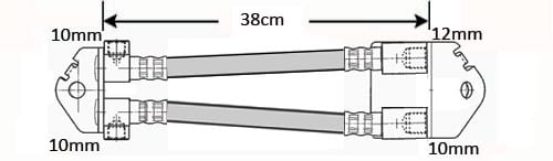 TWIN FLEXY HOSE ASSEMBLY