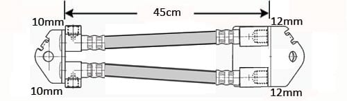 TWIN FLEXY HOSE ASSEMBLY