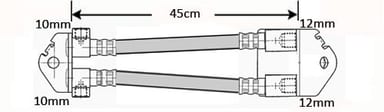 TWIN FLEXY HOSE ASSEMBLY