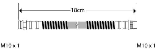 BRAKE FLEXIBLE HOSE