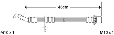 BRAKE FLEXIBLE HOSE