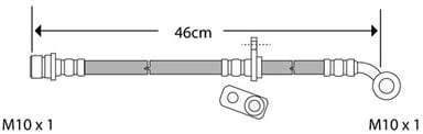 BRAKE FLEXIBLE HOSE