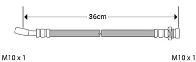 BRAKE FLEXIBLE HOSE
