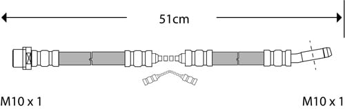 BRAKE FLEXIBLE HOSE