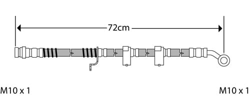 BRAKE FLEXIBLE HOSE