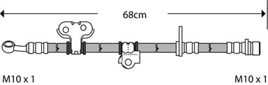 BRAKE FLEXIBLE HOSE