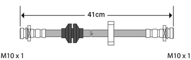 BRAKE FLEXIBLE HOSE