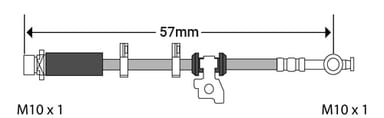 BRAKE FLEXIBLE HOSE