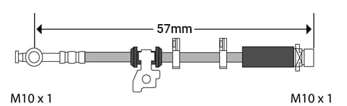 BRAKE FLEXIBLE HOSE