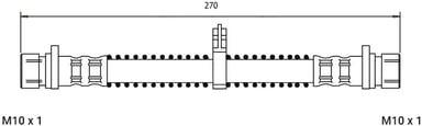 BRAKE FLEXIBLE HOSE