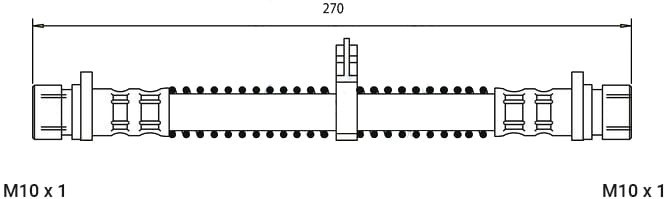 BRAKE FLEXIBLE HOSE