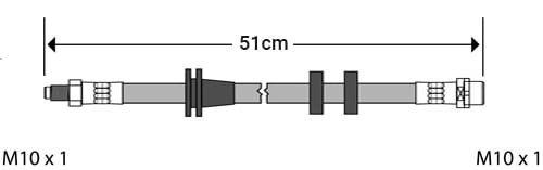 BRAKE FLEXIBLE HOSE