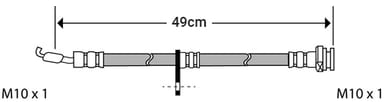 BRAKE FLEXIBLE HOSE