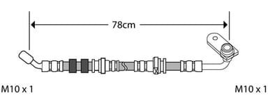 BRAKE FLEXIBLE HOSE