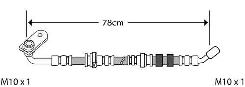 BRAKE FLEXIBLE HOSE