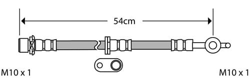 BRAKE FLEXIBLE HOSE