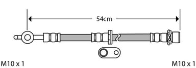 BRAKE FLEXIBLE HOSE