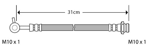 BRAKE FLEXIBLE HOSE