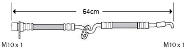 BRAKE FLEXIBLE HOSE