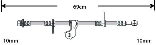 BRAKE FLEXIBLE HOSE